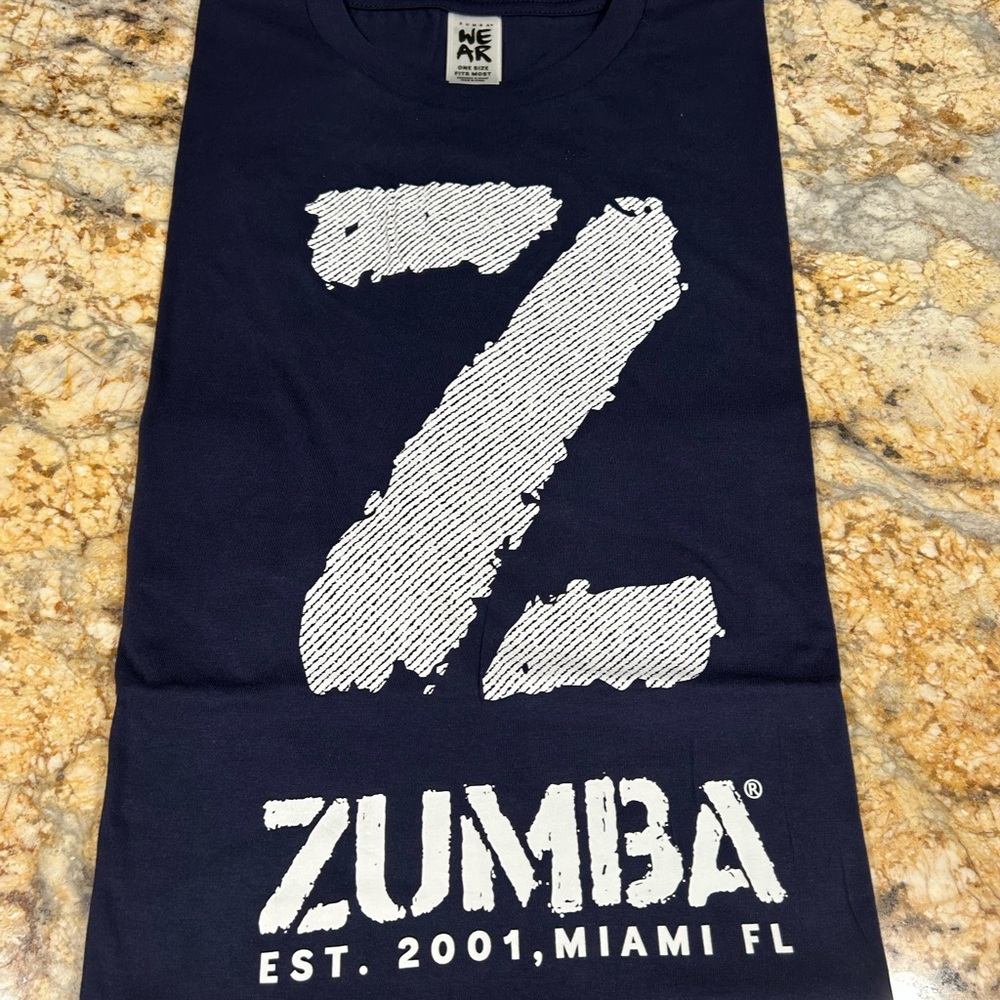 Zumba Tee Navy blue